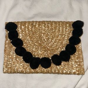 Shiraleah raffia clutch